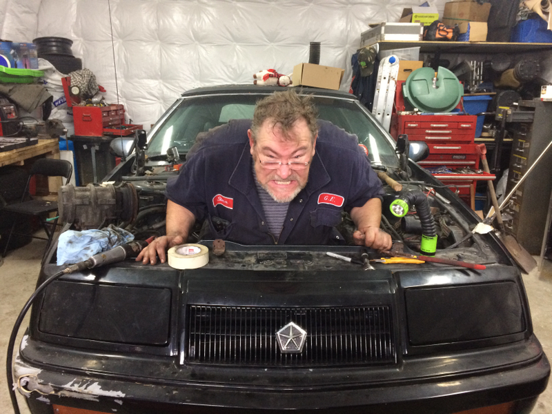 Illustration for article titled This Movie Tribute Chrysler LeBaron Got Burned to a Crisp for Snow Domination